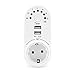 Produktbild WWSZ EU Plug Timer Steckdose, Smart-Switch-Stecker mit 2 USB-Ports LED-Anzeigen Timing-Steckdosen