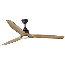 Faro Barcelona 33719 Ventilateur avec pales en bois avec lumière, teck