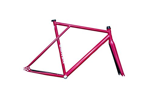 POLOANDBIKE CMNDR Atlas - Cuadro de bicicleta, color rosa, negro, tall