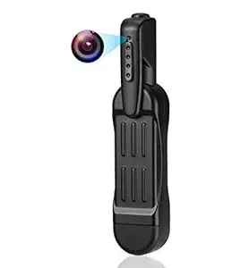 Sekuai T-189 Upgraded-Surveillance Spy Portable Security HD 1080P Pen Mini Cameras Pocket Body Camera Small Meeting Wearable Audio Video Recorder with Clip Home and Office Camera