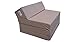 Fold Out Guest Chair Z Bed Futon Sofa for Adult and Kids folding mattress (Beige-1009)