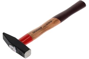 GEDORE Schlosserhammer, 500 Gramm, Mit ROTBAND-PLUS Stielbefestigung, Bruchfestes Hickoryholz, Geschmiedeter Hammerkopf