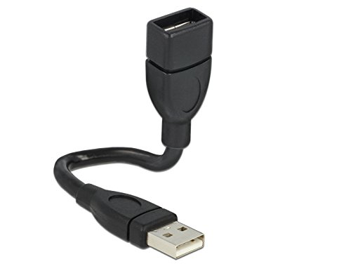 DELOCK Kabel USB 2.0-A Stecker > Buchse ShapeCable 15 cm