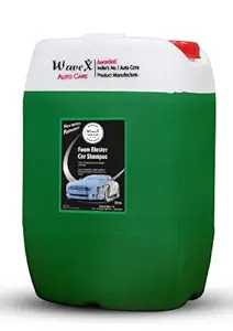 Wavex Foam Wash Car Shampoo Concentrate 20Ltr pH Neutral, Extreme Suds Snow White Foam, Highly Effective on Dust and Grime