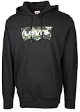 diesel pullover damen amazon Levi's Black Graphic Pullover Hoodie