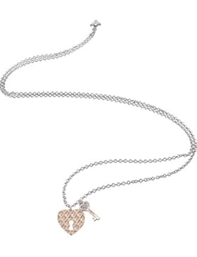 Guess Damen-Ketten mit Anhänger Messing UBN83074