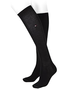TOMMY HILFIGER Damen Kniestrümpfe Cotton Kneehigh 2er Pack