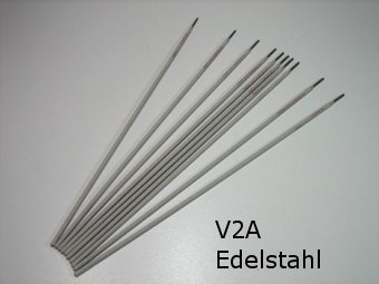 10 Stück Schweißelektroden 2,0 mm V2A 308 L (Edelstahl Schweißzubehör Elektrode))