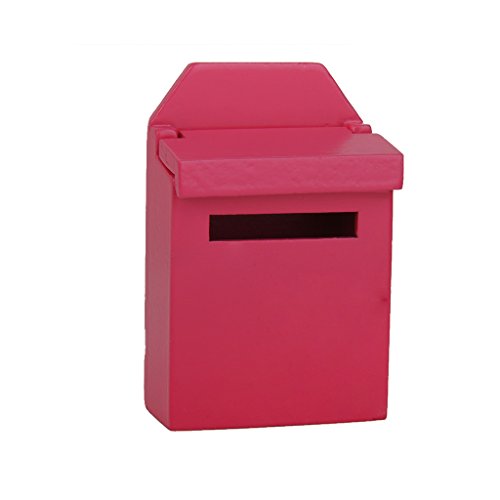 Preisvergleich Produktbild Puppenhaus Miniatur Holz Mailbox Maßstab 1 / 12