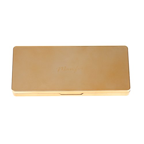 9 Farben Schimmer / Glitter Lidschatten Palette mit Make-up Pinsel, Geschenke für Damen / Frauen / Mädchen – 6#, Einheitsgröße - 4