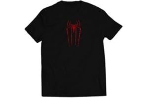 SMARTYPANTS Spider Web Man T-Shirt- Superheroes Birthday Presents Gifts Friends Christmas Fun Twin Needle Collar 100% Combed Ringspun Cotton High Stitch Density Extreme Comfort