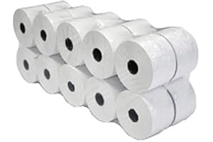 LIMACON 20 Rolls of 57 x 50mm Thermal Paper Credit Card Machine Chip & Pin PDQ Till Rolls 57x50mm - 20 Rolls BPA Free Thermal Paper Rolls
