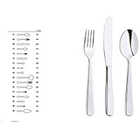 ABERT Set 12 Forks Tabla Inoxidable Rimini Vajilla