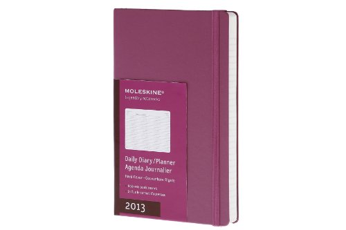 Download Daily diary/planner - large. Hard cover, magenta