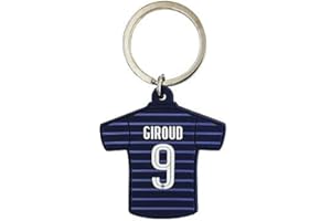 Fédération Francaise de Football Porte-clés Maillot PVC GIROUD Bleu Unisex Football Fans, Giroud Supporters