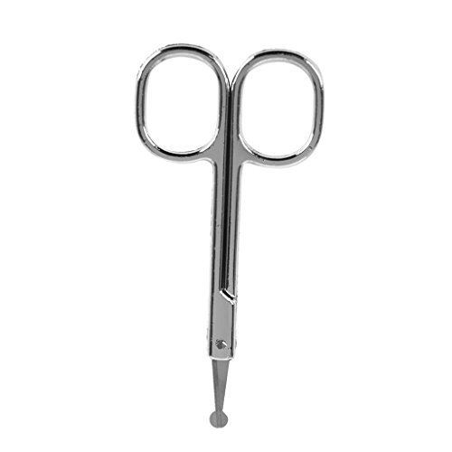 Mini Nose Hair Scissors Straight Round Tip