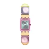 Swatch Damen-Armbanduhr Ginevrone L Analog Quarz Plastik SUBP106A