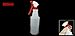 White Red Plastic Watering Spray Bottle Trigger Water Sprayer 800ml
