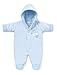 Premature Baby Boys Snowsuit Blue Sweet Dreams Pramsuit Tiny Baby/Prem (Premature baby  5/8LBS)