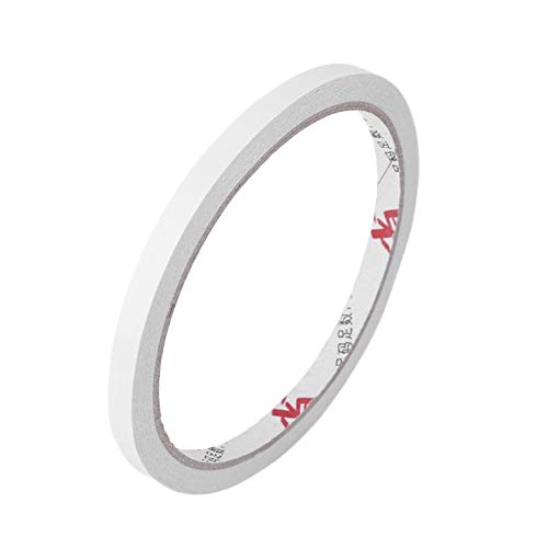 Preisvergleich Produktbild Peepheaven 6MM Starke Haftung doppelseitiges Klebeband leistungsstarke Double konfrontiert Klebstoff - weiß