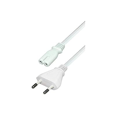 Goobay Wentronic cordon d'alimentation (prise européenne de doubler jack) blanc 3 m (Import Allemagne)