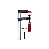 De proyección: 60 mm Bessey TG20B6 - Sargento de tornillo, hierro fundido maleable, apertura de 200 mm, profundidad de garganta de 60 mm, barra de 20 x 5 mm
