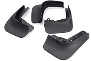 Eamily Schmutzfänger Spritzschutz Kotflügel Schutzblech 4 Stück für VW Sharan Seat Alhambra 7N 2011-2018 Premium Front & Rear Set Geformtes Vollschutz-Set Spritzschutz Schwarz