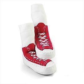 Mocc Ons By Sock Ons RED Sneaker size 12-18 Months - NEW DESIGN!