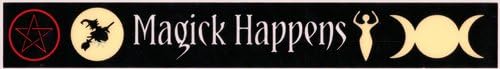 Magick Happens - Car Sticker - PWD26