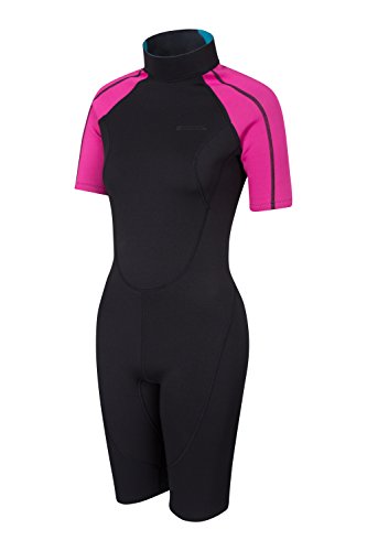 Mountain Warehouse Shorty Damen-Neoprenanzug Tauchanzug Wetsuit schmeichelhafte Passform Schwimm Bade Surf Wasser Strand Wassersport Urlaub Tauchen Schnorcheln - 3