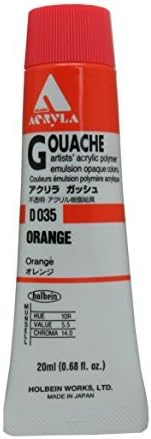 Acryla Gouache Orange D 035 20 ml (No. 6)