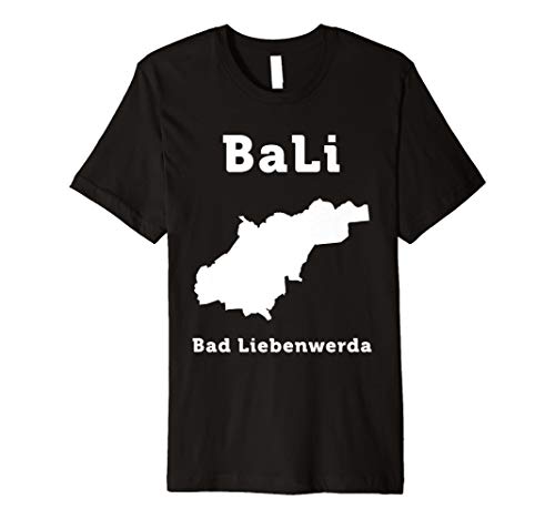 BaLi T-Shirt Bad Liebenwerda Stadtkarte Geschenkidee BaLi T-Shirt Bad Liebenwerda Stadtkarte Geschenkidee
