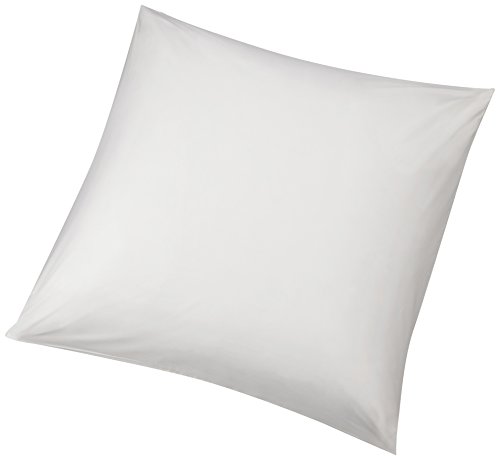 AmazonBasics - Hypoallergener Kissenbezug, Weiß, 80 x 80 cm, 2er Pack