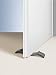 REER Door Stop with Rubber Buffers in Black