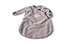 Baby Boum Unisex Baby 60cm Long Super Soft Micro Polar Breathable Fleece Car Seat Sleeping Bag with Arms and Scratch Mitts Warm Grey 0-3 Months