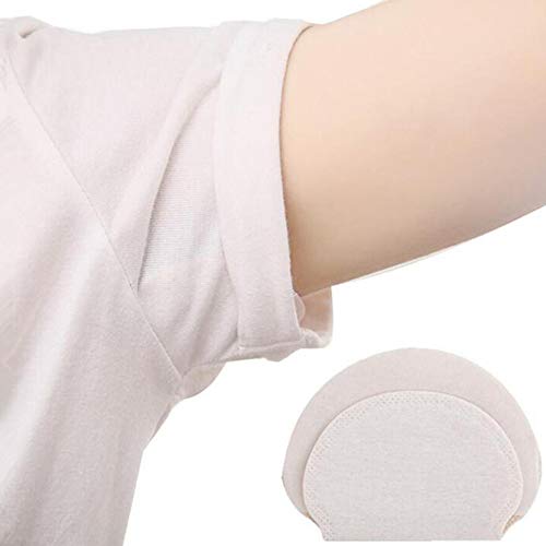COSHINE 100 Paquetes de Almohadillas para Axilas Desechables, Protectores para Axilas para Hombres y Mujeres, no visibles, Extra Adhesivas