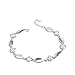 Produktbild XWH Damen Accessoires Armband, japanische und koreanische S925 Sterling Silber Armband, Coole Mode kleine Vintage-Armband,1,925er Silber