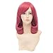 Produktbild HongHu Nobu Gott/Ebisu Kotobuki Frauen kurze gerade Birne Kopf Perücke Anime Cosplay volle Haar Party Lady Perücken Rose rot