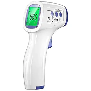 DR VAKU Swadesi Non-Contact Infrared Digital Temperature Gun, Resolution Infrared Thermometer | Multi-Purpose, Wide Range, Non-Contact [Free Battery]