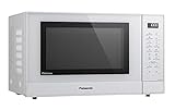 Panasonic Four Micro-Ondes solo NN-ST45KWEPG 32 Litres, Technologie Inverter, Puissance Micro-Ondes 1000 W, Plateau tournant 34 cm, 21 Programmes Automatiques, Décongélation Turbo - Blanc
