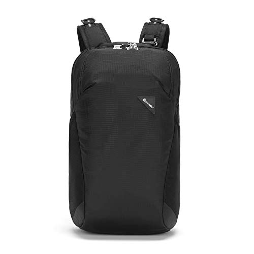 Pacsafe Spain Vibe 20 Mochila, Unisex Adulto, Jet Black
