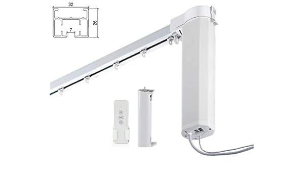 Hc 98 Smart Wifi Curtain Tracks Motorized Curtain Rods Electric