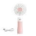 Produktbild Nowakk Tragbarer Handsommerlüfter Elektrische USB Power Mini Fan Cooler Mit LED-Licht für Home Office Geschenk