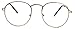 Produktbild Geek Style Streberbrille mit Metallrahmen Nerdbrille clear lens gold & schwarz (Pantobrille / Gold)