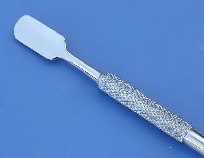 Pro Nagelhautschieber Spatel Pusher 2-Seitig, Edelstahl - 2