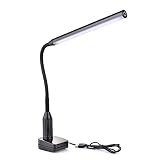 Sunix 6W 24 LED Klemmleuchte, Dimmbar Bettleuchte, LED Tischlampe, LED Leselicht USB-Kabel Inklusive, Touch-Steuerung, LED Leselampe für Schlafzimmer Büro - 8