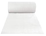 Color blanco AGRIPRO Alfombra Blanca Alfombra Boda Ceremonia Boda Eventos Iglesia Wedding MT 1 x 15