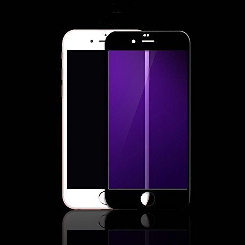 Protector de pantalla de vidrio templado para iPhone 7 Plus, cobertura completa hasta los bordes, dureza 9H