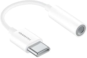 Adapter HUAWEI CM20 USB-C do 3,5 mm jack, Biały