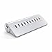 Satechi 10 Port USB 3.0 Premium Aluminum Hub for iMac, MacBook Air, MacBook Pro, MacBook, and Mac Mini (White Trim (+3 Charging Ports)) RS.7449.00